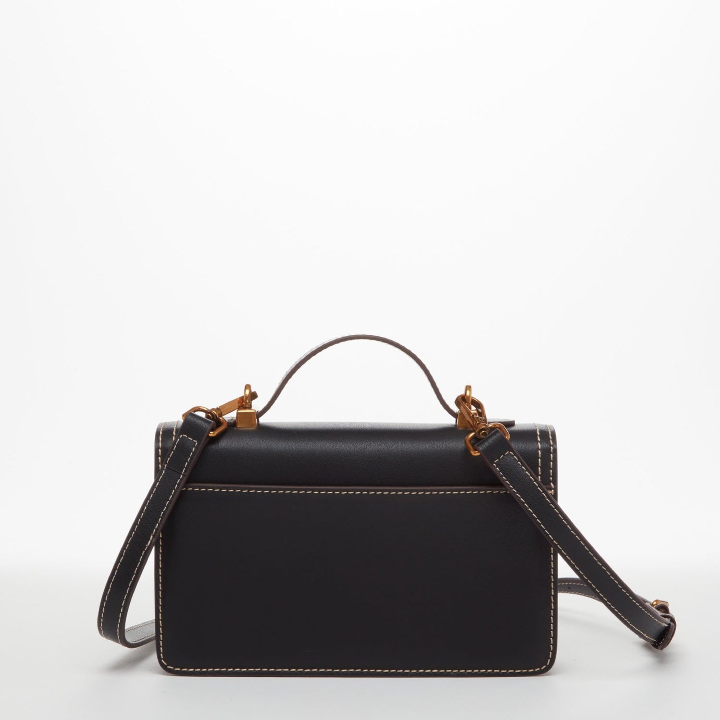 SUSU Black Purse Leather Small Crossbody Bag Cute Women's Handbag