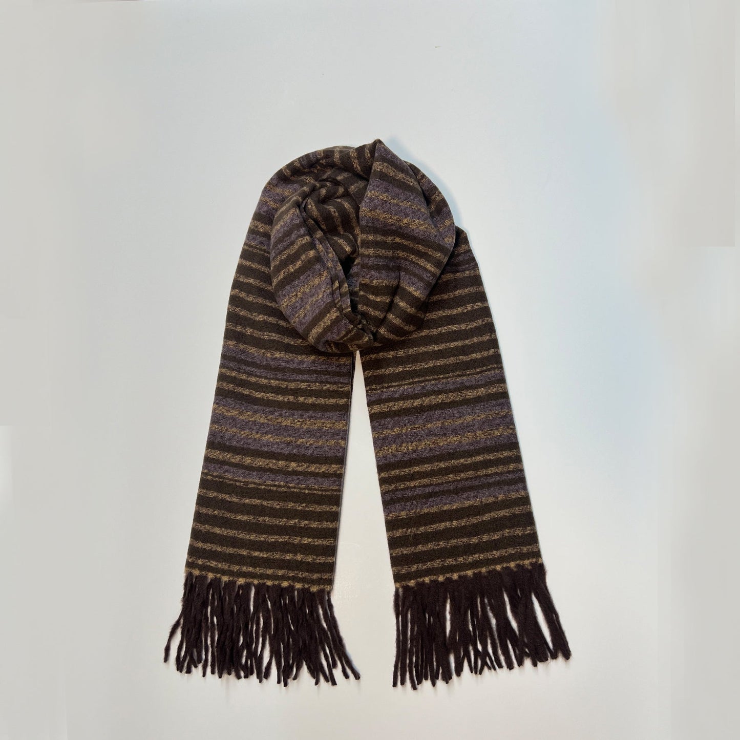 Purple Scarf with Fringe