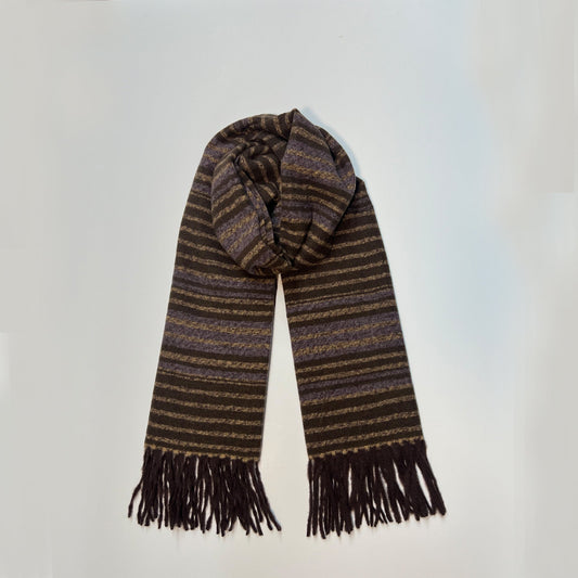 Purple Scarf with Fringe